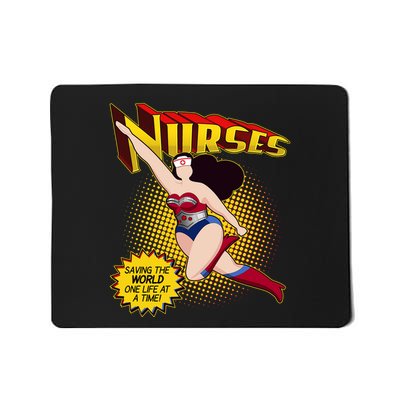 Superhero Nurses Saving The World One Life At A Time Mousepad