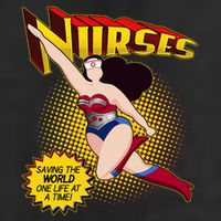 Superhero Nurses Saving The World One Life At A Time Trucker Hat
