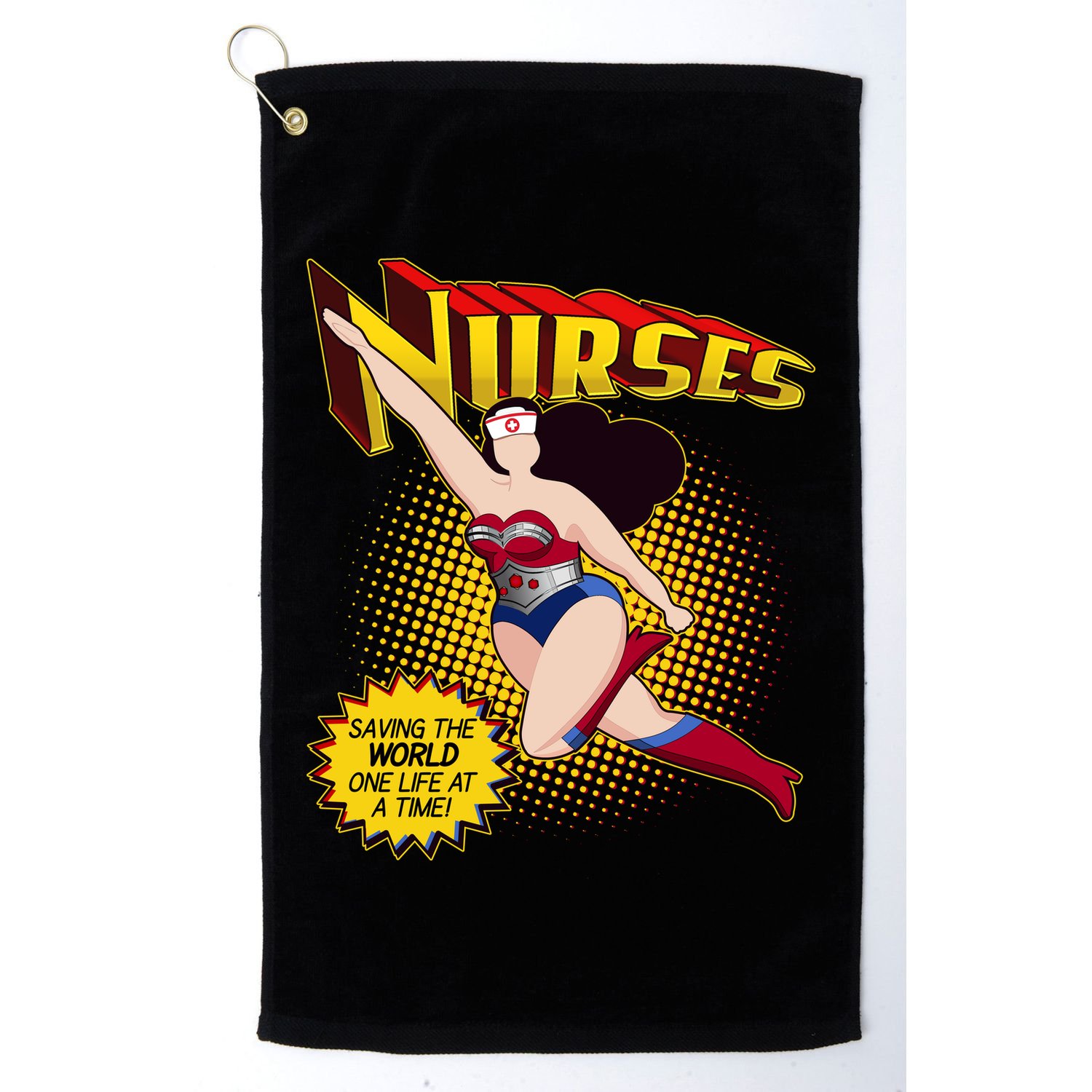 Superhero Nurses Saving The World One Life At A Time Golf Towel
