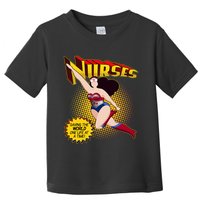 Superhero Nurses Saving The World One Life At A Time Toddler T-Shirt