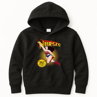Superhero Nurses Saving The World One Life At A Time Kids Hoodie