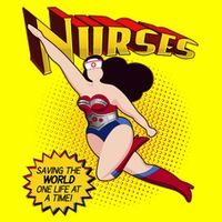 Superhero Nurses Saving The World One Life At A Time 25L Jumbo Tote
