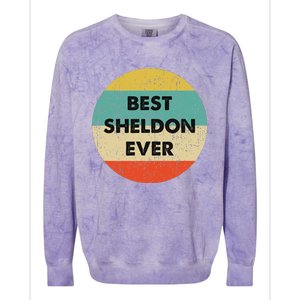 Sheldon Name Colorblast Crewneck Sweatshirt