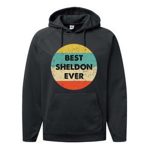 Sheldon Name Performance Fleece Hoodie