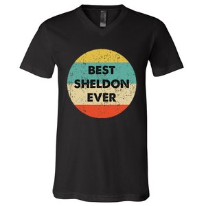 Sheldon Name V-Neck T-Shirt