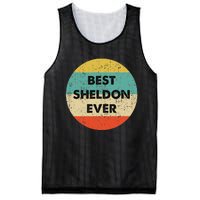 Sheldon Name Mesh Reversible Basketball Jersey Tank