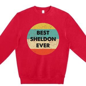 Sheldon Name Premium Crewneck Sweatshirt