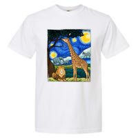 Safari Night Starry Night Zoo Animals Animal Art Safari Garment-Dyed Heavyweight T-Shirt