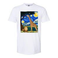 Safari Night Starry Night Zoo Animals Animal Art Safari Softstyle CVC T-Shirt