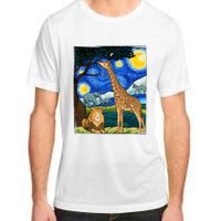 Safari Night Starry Night Zoo Animals Animal Art Safari Adult ChromaSoft Performance T-Shirt