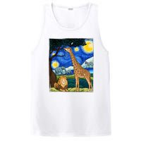 Safari Night Starry Night Zoo Animals Animal Art Safari PosiCharge Competitor Tank