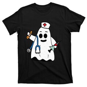 Spooky Nurse Scrub Halloween Costume Perfect for RNs T-Shirt