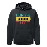 Sheldon Name Performance Fleece Hoodie