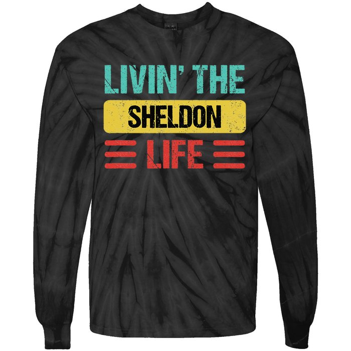 Sheldon Name Tie-Dye Long Sleeve Shirt