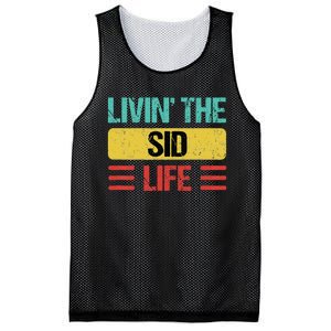 Sid Name Mesh Reversible Basketball Jersey Tank