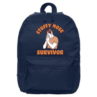 Stuffy Nose Survivor 16 in Basic Backpack