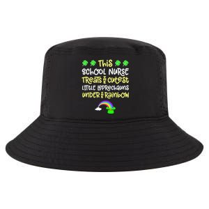 School Nurse St Patrick Day Leprechauns Rainbow Paddy Green Gift Cool Comfort Performance Bucket Hat