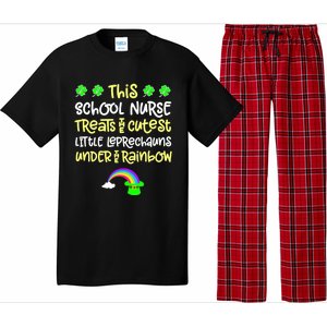 School Nurse St Patrick Day Leprechauns Rainbow Paddy Green Gift Pajama Set