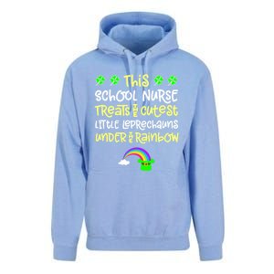 School Nurse St Patrick Day Leprechauns Rainbow Paddy Green Gift Unisex Surf Hoodie