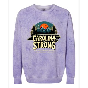 Strong Nc State Carolina Strong Support & Pray For Carolina Colorblast Crewneck Sweatshirt