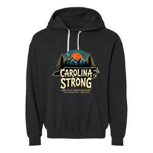 Strong Nc State Carolina Strong Support & Pray For Carolina Garment-Dyed Fleece Hoodie