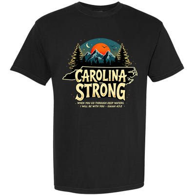 Strong Nc State Carolina Strong Support & Pray For Carolina Garment-Dyed Heavyweight T-Shirt