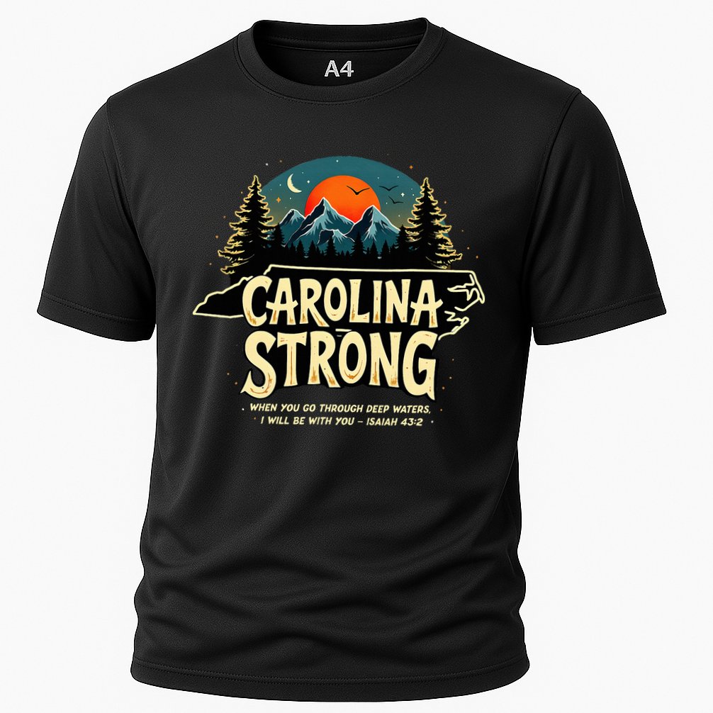 Strong Nc State Carolina Strong Support & Pray For Carolina Performance Shirt