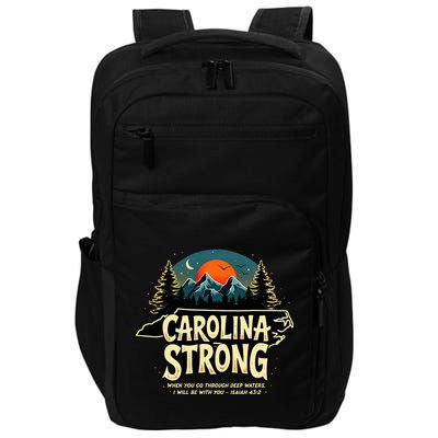Strong Nc State Carolina Strong Support & Pray For Carolina Impact Tech Backpack