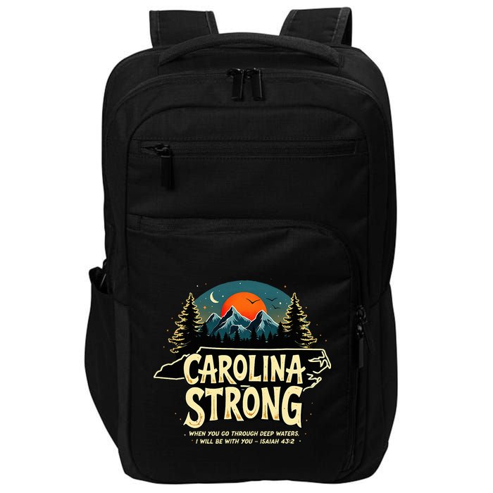 Strong Nc State Carolina Strong Support & Pray For Carolina Impact Tech Backpack