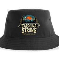 Strong Nc State Carolina Strong Support & Pray For Carolina Sustainable Bucket Hat