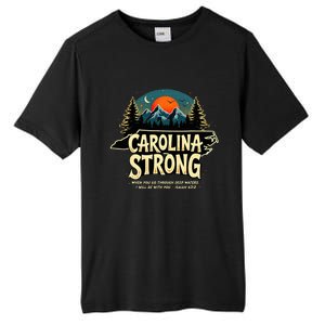 Strong Nc State Carolina Strong Support & Pray For Carolina Tall Fusion ChromaSoft Performance T-Shirt