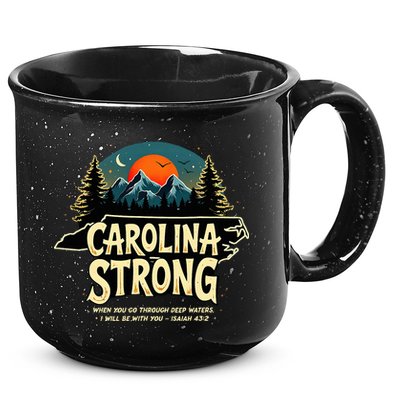 Strong Nc State Carolina Strong Support & Pray For Carolina 15oz Campfire Ceramic Mug