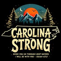 Strong Nc State Carolina Strong Support & Pray For Carolina Drawstring Bag