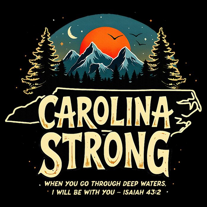 Strong Nc State Carolina Strong Support & Pray For Carolina Drawstring Bag
