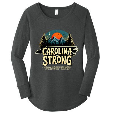 Strong Nc State Carolina Strong Support & Pray For Carolina Women's Perfect Tri Tunic Long Sleeve Shirt