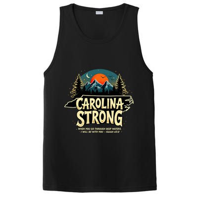 Strong Nc State Carolina Strong Support & Pray For Carolina PosiCharge Competitor Tank
