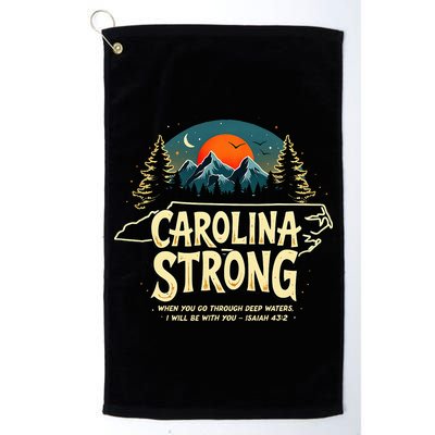 Strong Nc State Carolina Strong Support & Pray For Carolina Golf Towel