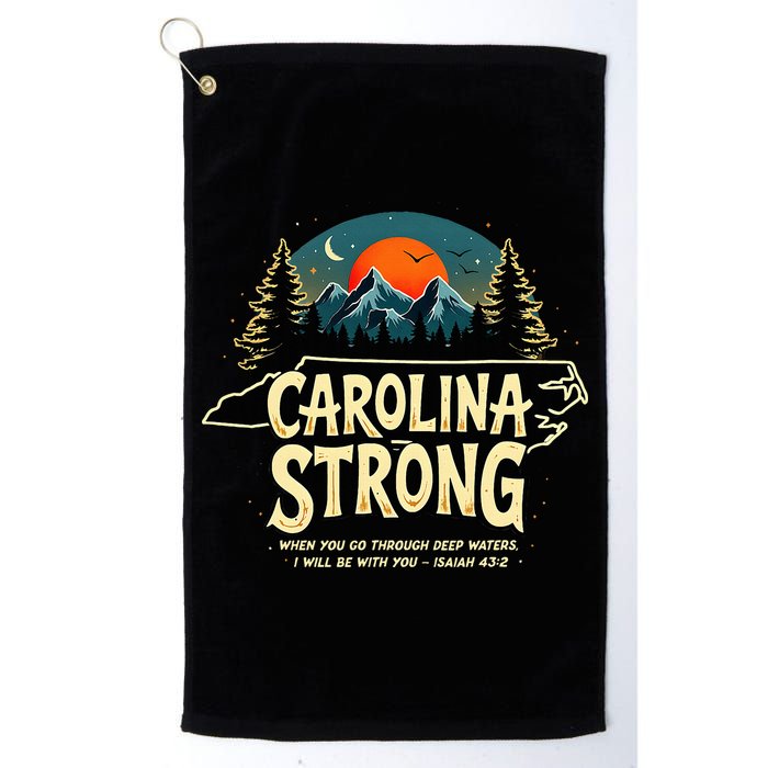 Strong Nc State Carolina Strong Support & Pray For Carolina Golf Towel