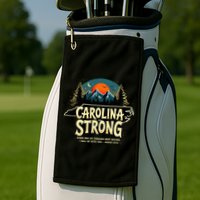 Strong Nc State Carolina Strong Support & Pray For Carolina Golf Towel