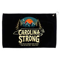 Strong Nc State Carolina Strong Support & Pray For Carolina Grommeted Golf Towel