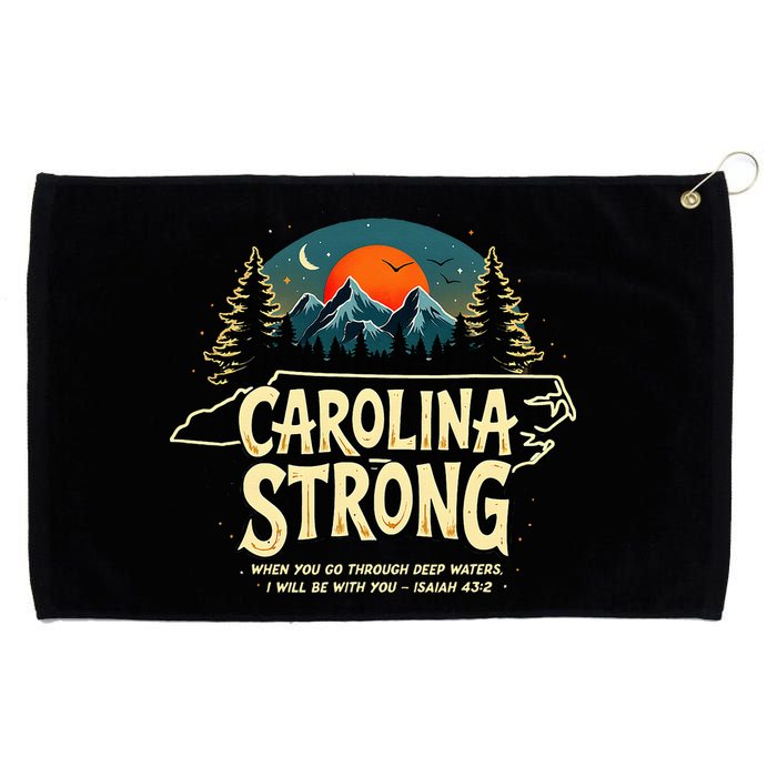 Strong Nc State Carolina Strong Support & Pray For Carolina Grommeted Golf Towel