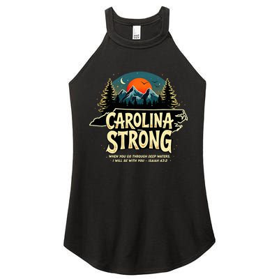 Strong Nc State Carolina Strong Support & Pray For Carolina Women's Perfect Tri Rocker Tank