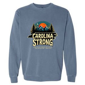 Strong Nc State Carolina Strong Support & Pray For Carolina Garment-Dyed Sweatshirt