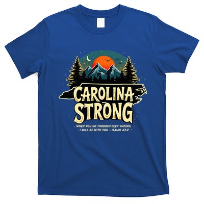 Strong Nc State Carolina Strong Support & Pray For Carolina T-Shirt