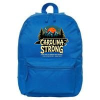 Strong Nc State Carolina Strong Support & Pray For Carolina 16 in Basic Backpack
