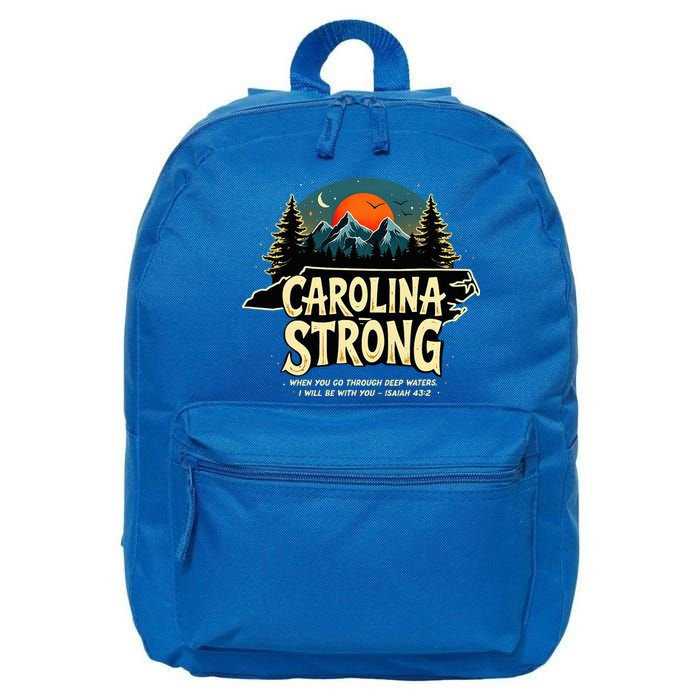 Strong Nc State Carolina Strong Support & Pray For Carolina 16 in Basic Backpack