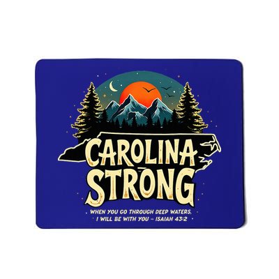 Strong Nc State Carolina Strong Support & Pray For Carolina Mousepad