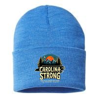 Strong Nc State Carolina Strong Support & Pray For Carolina Sustainable Knit Beanie