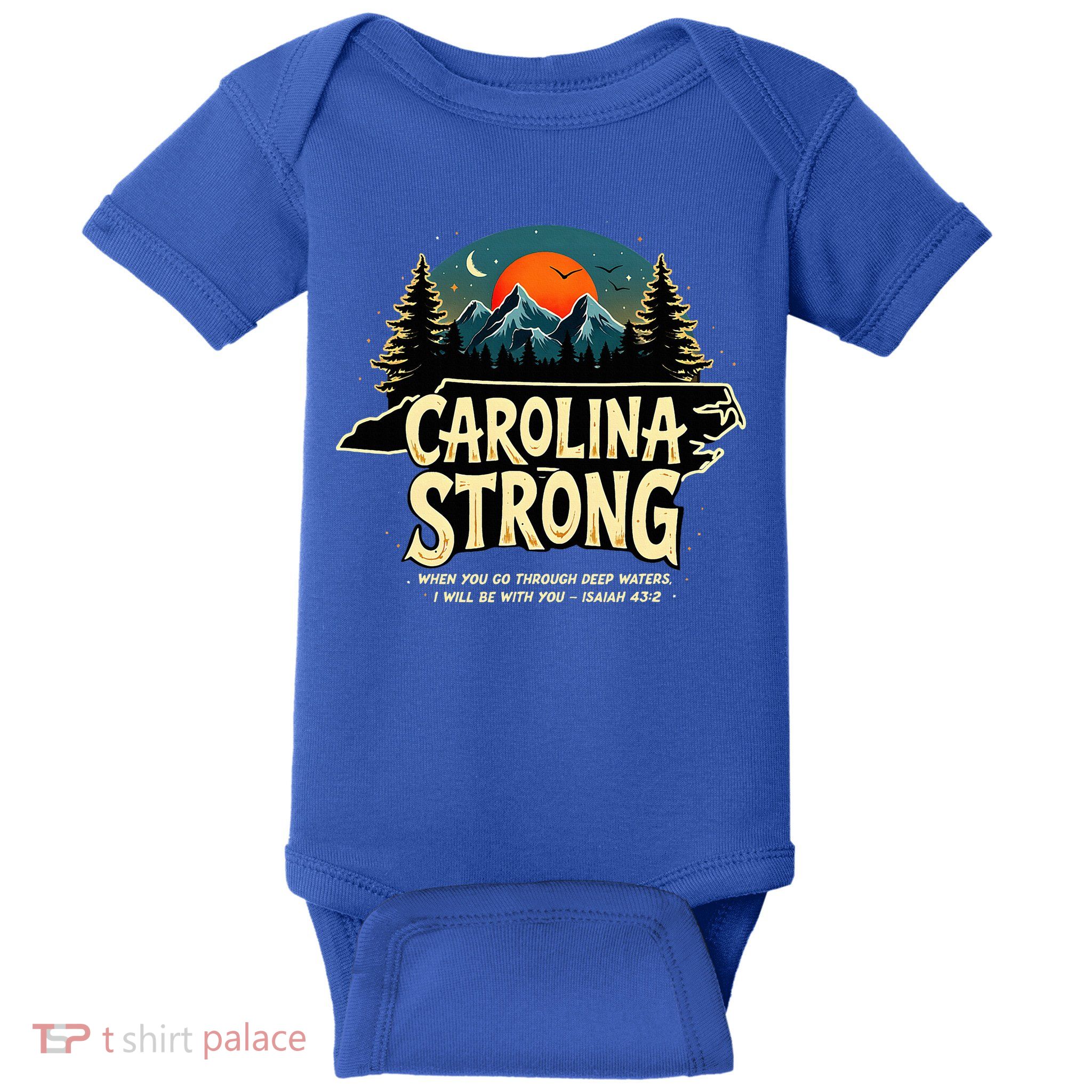 Strong Nc State Carolina Strong Support & Pray For Carolina Baby Bodysuit