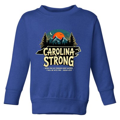Strong Nc State Carolina Strong Support & Pray For Carolina Toddler Sweatshirt
